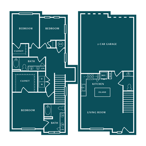 a floor plan of a house
